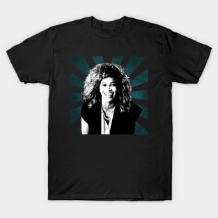 Tina Turner II Retro Pixel II 70s T-Shirt